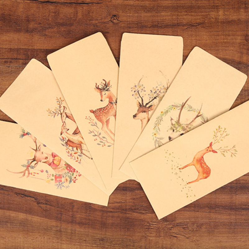 Letter Envelope Kraft - 10 envelopes, 10 folhas de papel