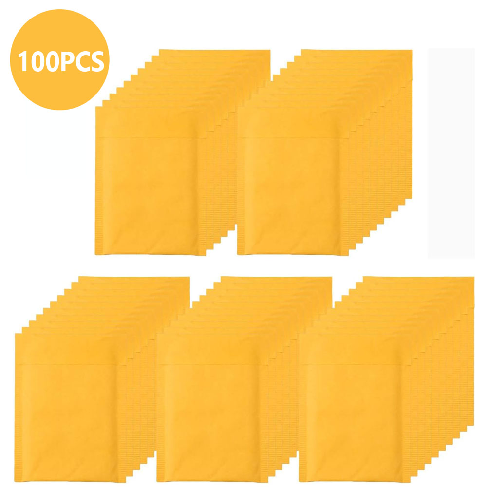 Letter Envelope Kraft - 100 pçs envelope bolha envio pacote