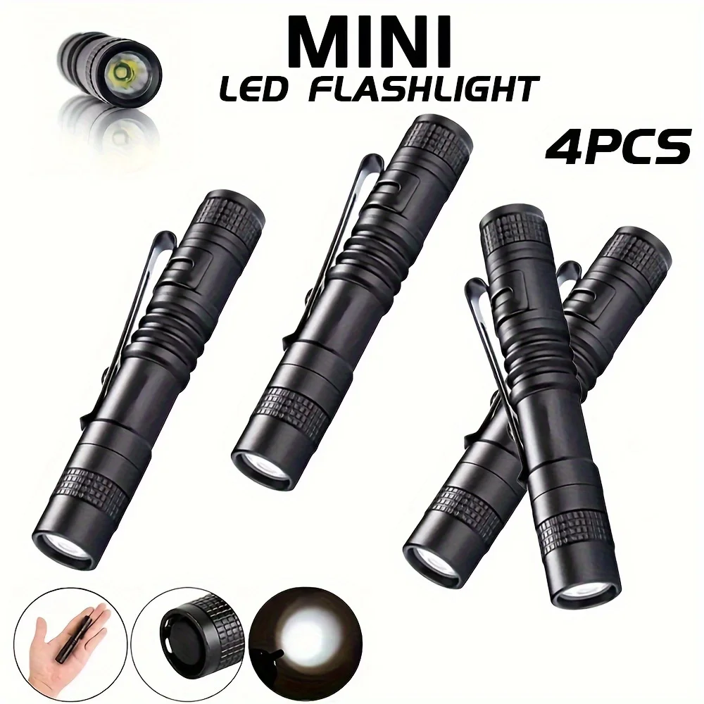Stationery Supply - 1-4 pçs mini portátil led caneta