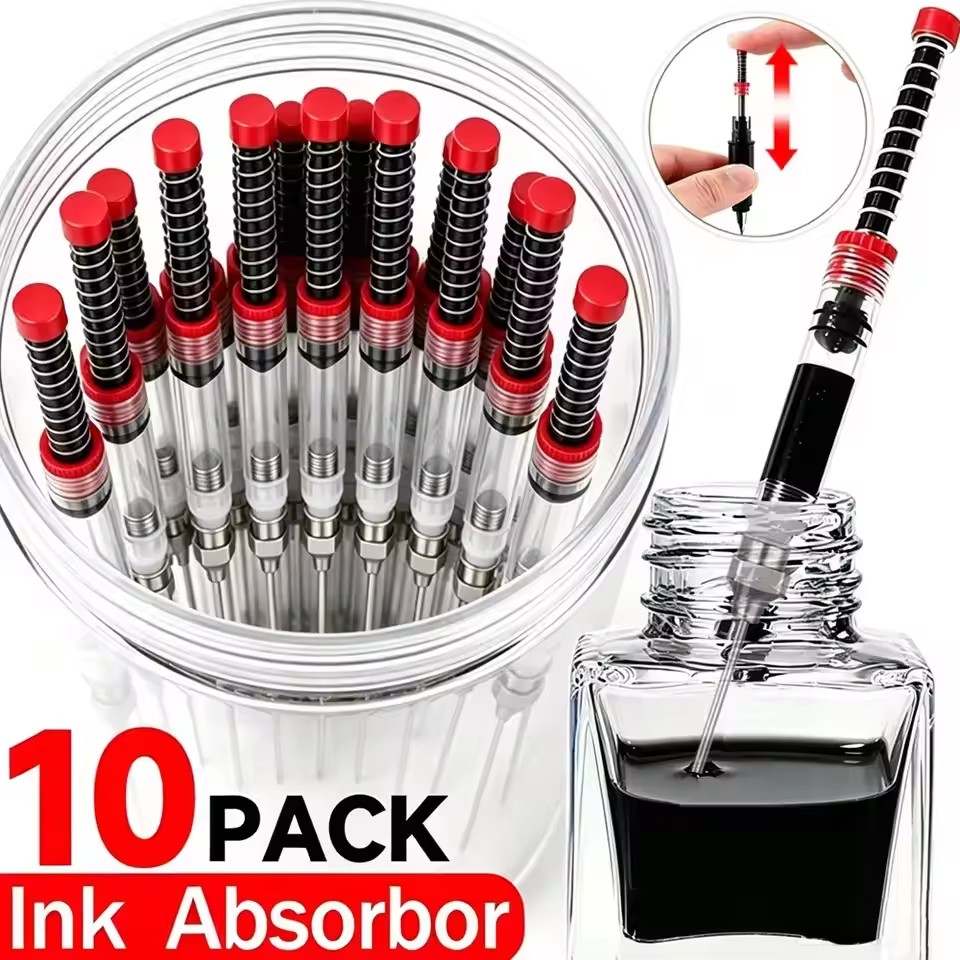 Fountain Pen Ink - 1-10 peças de caneta-tinteiro, seringa para