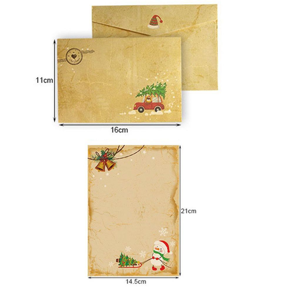 Kit DIY de 6 Peças: Cartões de - Letter Envelope Kraft avaliação e preço