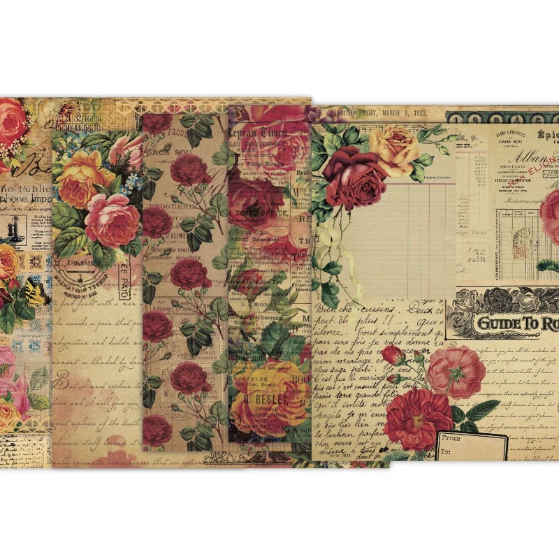 Pad Scrapbook vintage com padr - Graph Paper Pad avaliação e preço