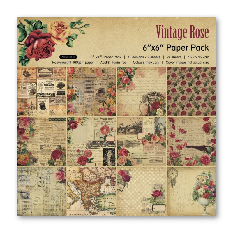 Pad Scrapbook vintage com padr - Graph Paper Pad avaliação e preço