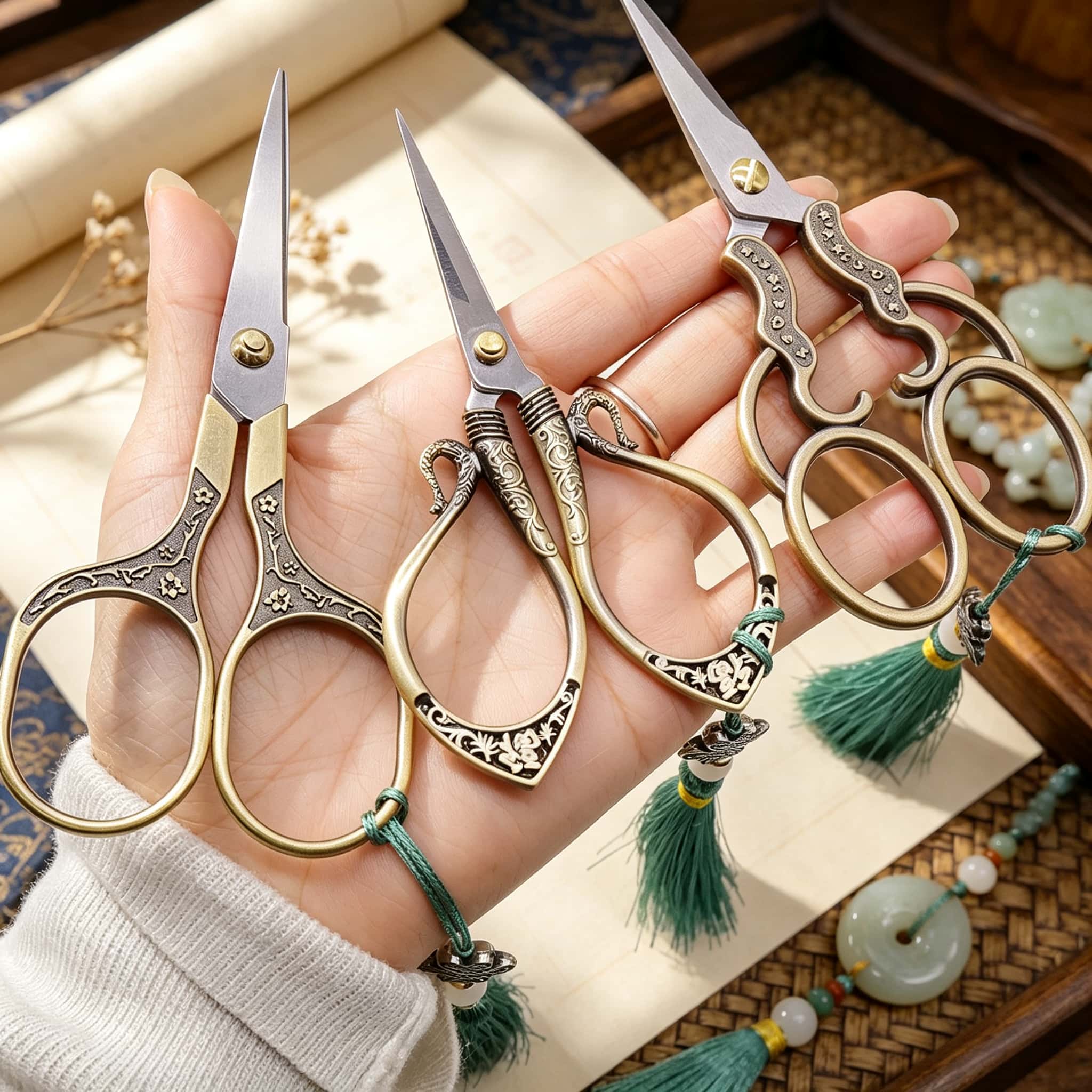 Tesoura de Costura Vintage, Co - Scissors Stainless Craft avaliação e preço