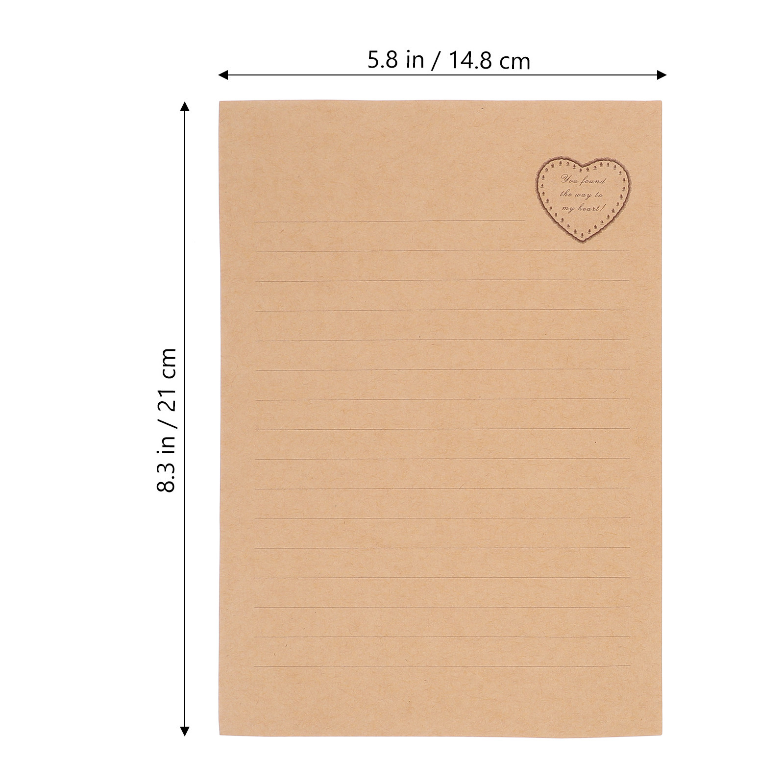 2 conjuntos de papel de carta  - Letter Envelope Kraft avaliação e preço