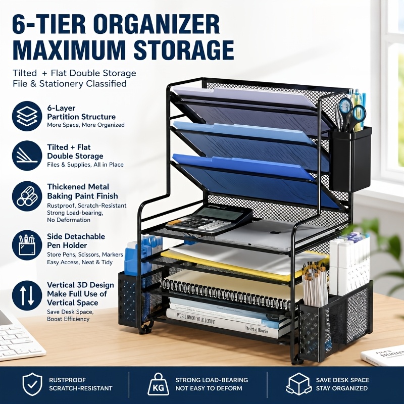 Organizador de Mesa e Gaveta,  - File Folder Hanging avaliação e preço